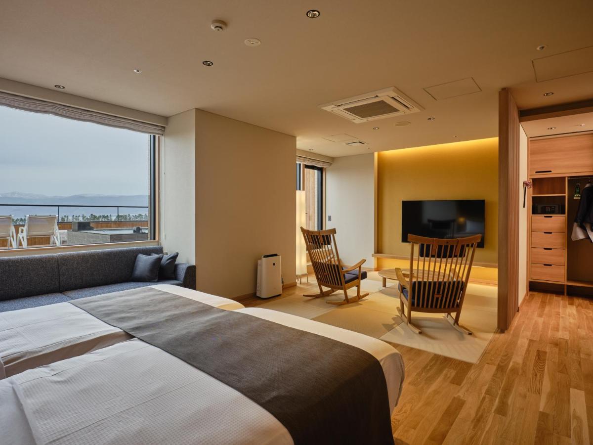 Lake Toya Tsuruga Resort Hikarinouta Toyako Zewnętrze zdjęcie