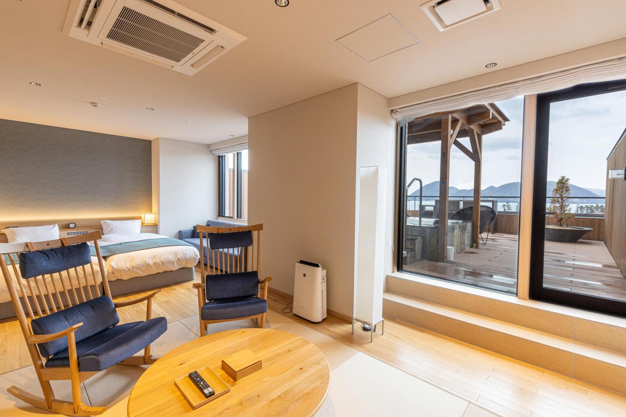 Lake Toya Tsuruga Resort Hikarinouta Toyako Zewnętrze zdjęcie