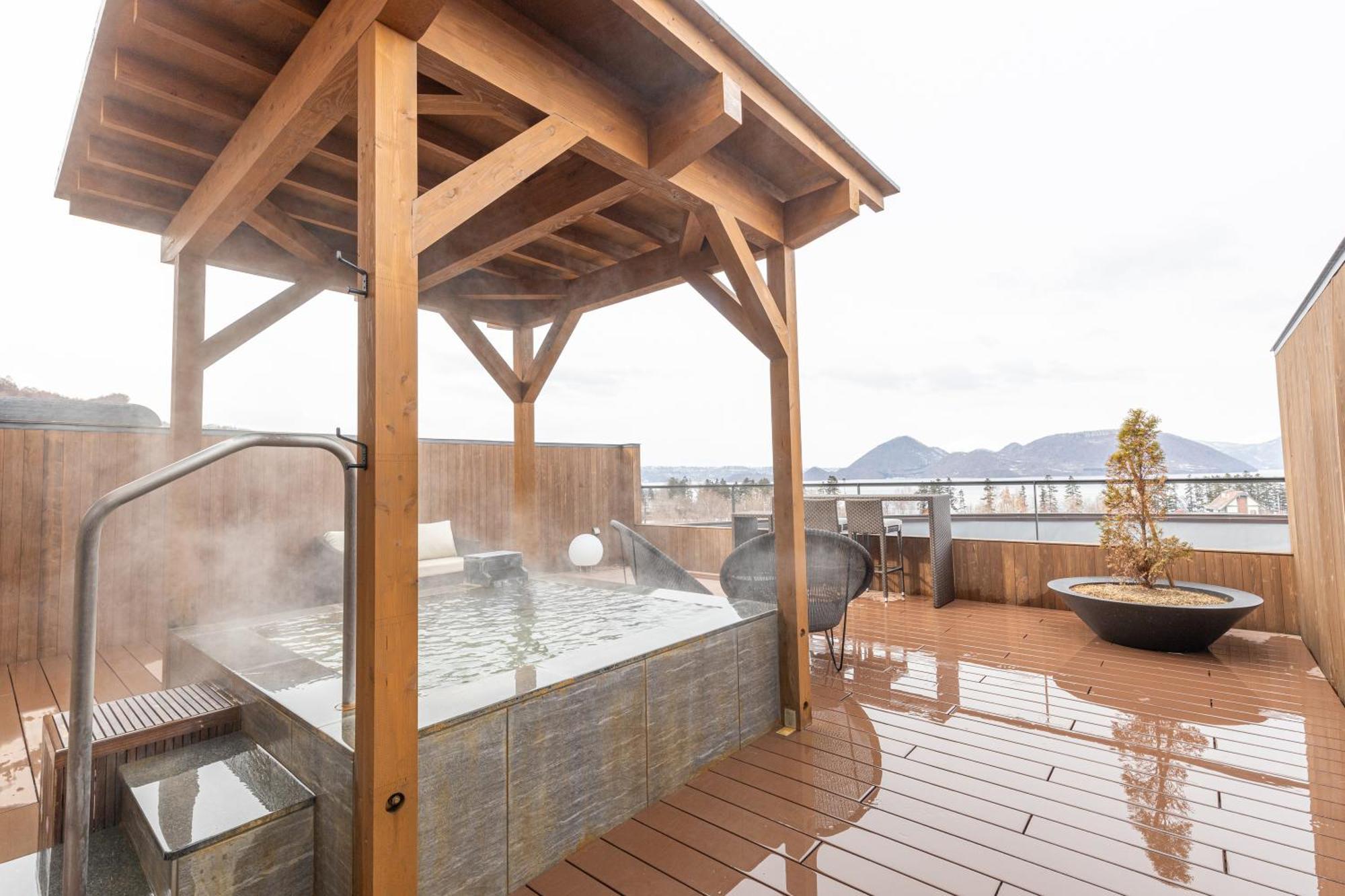 Lake Toya Tsuruga Resort Hikarinouta Toyako Zewnętrze zdjęcie