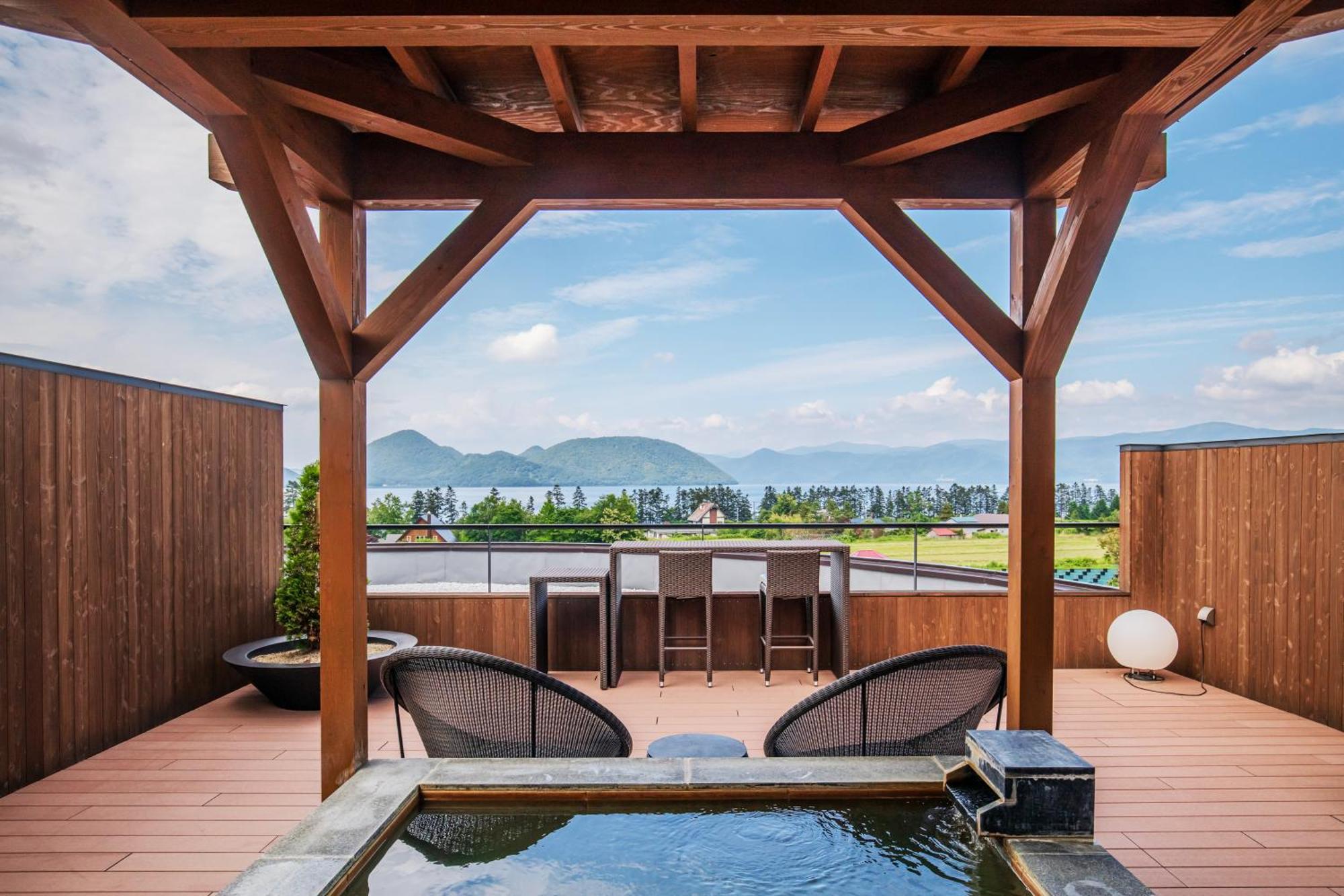 Lake Toya Tsuruga Resort Hikarinouta Toyako Zewnętrze zdjęcie